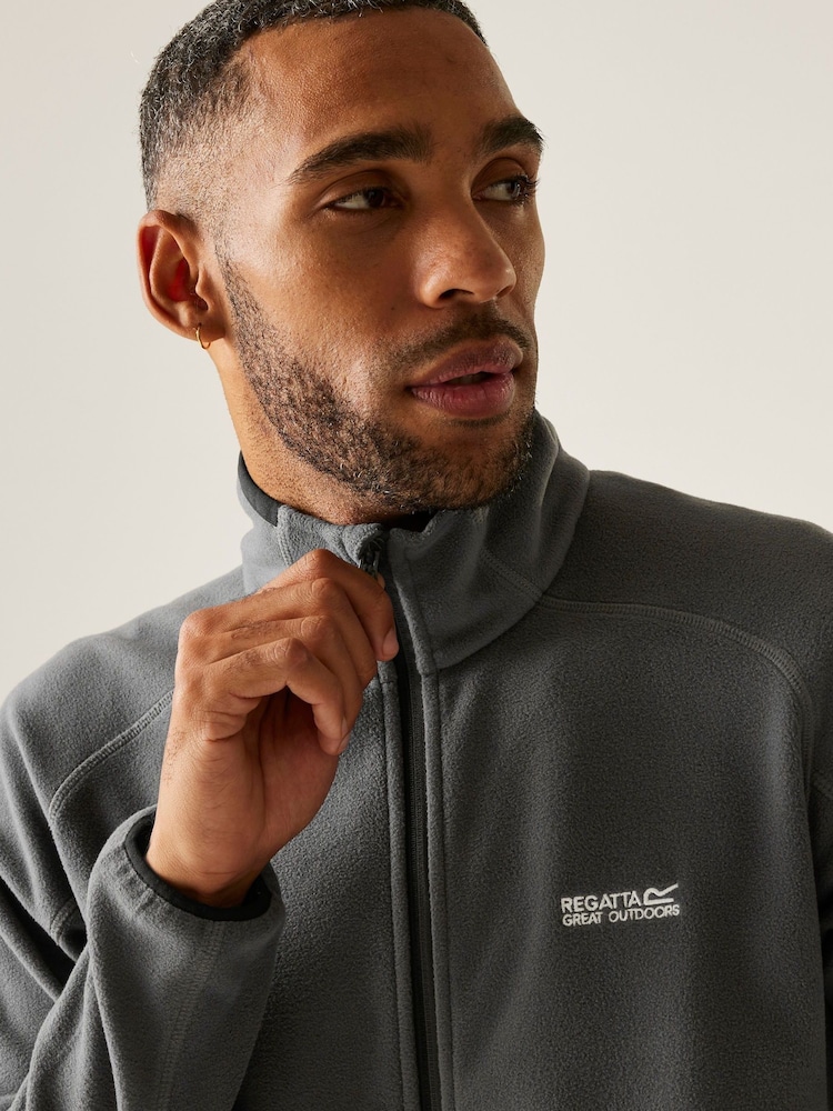 Regatta Grey Hadfield Micro Fleece Full Zip - Image 4 of 4