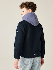 Regatta Blue Junior Frankie Warm Full Zip Fleece - Image 2 of 9