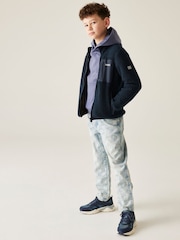 Regatta Blue Junior Frankie Warm Full Zip Fleece - Image 3 of 9