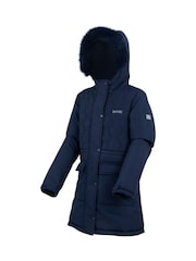 Regatta Blue Fabrizia II Heavyweight Water Replellent Coat - Image 9 of 9