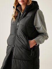 Regatta Black Ganella Heavyweight Water Repellent Bodywarmer - Image 4 of 9