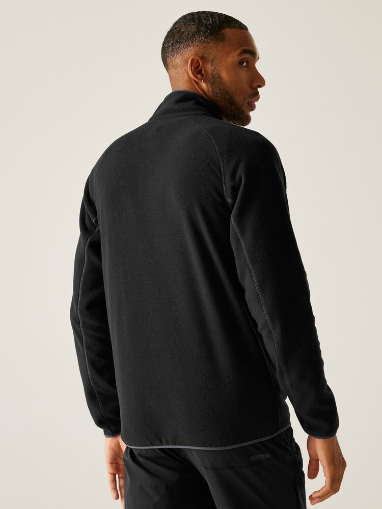 Regatta Black Hadfield Micro Full Zip Fleece - Image 2 of 7