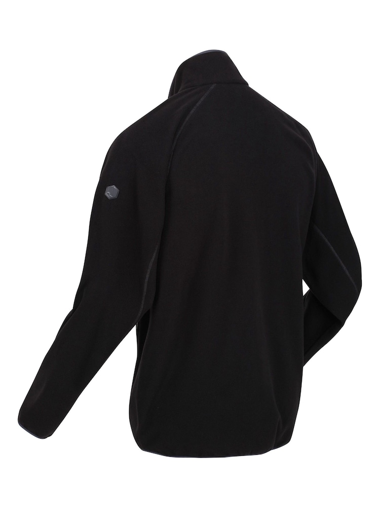 Regatta Black Hadfield Micro Full Zip Fleece - Image 7 of 7 Regatta Black Hadfield Micro Full Zip Fleece - Image 7 of 7