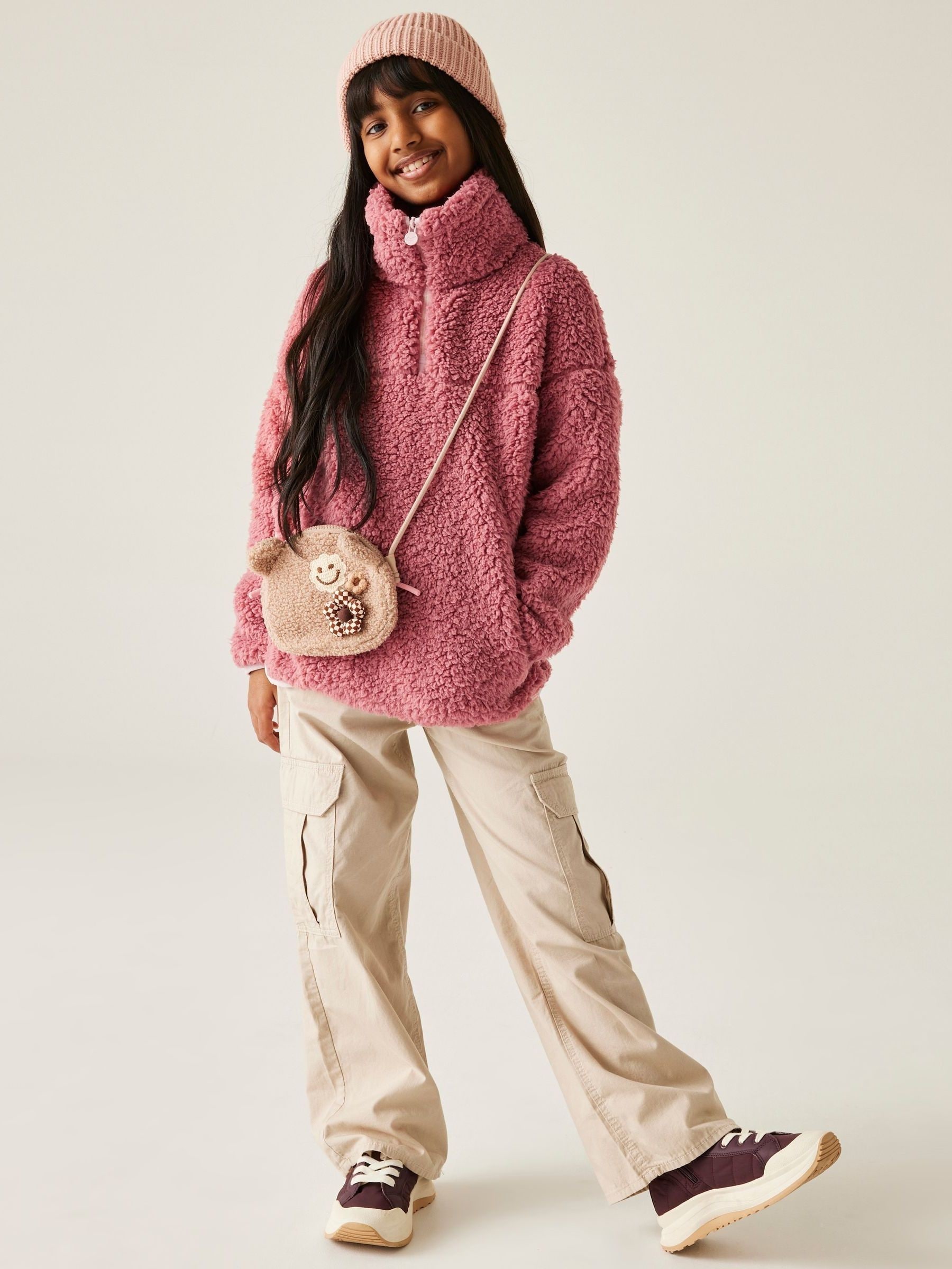 Buy Regatta Pink Kaliza Half Zip Fleece Funnel Neck from the Next