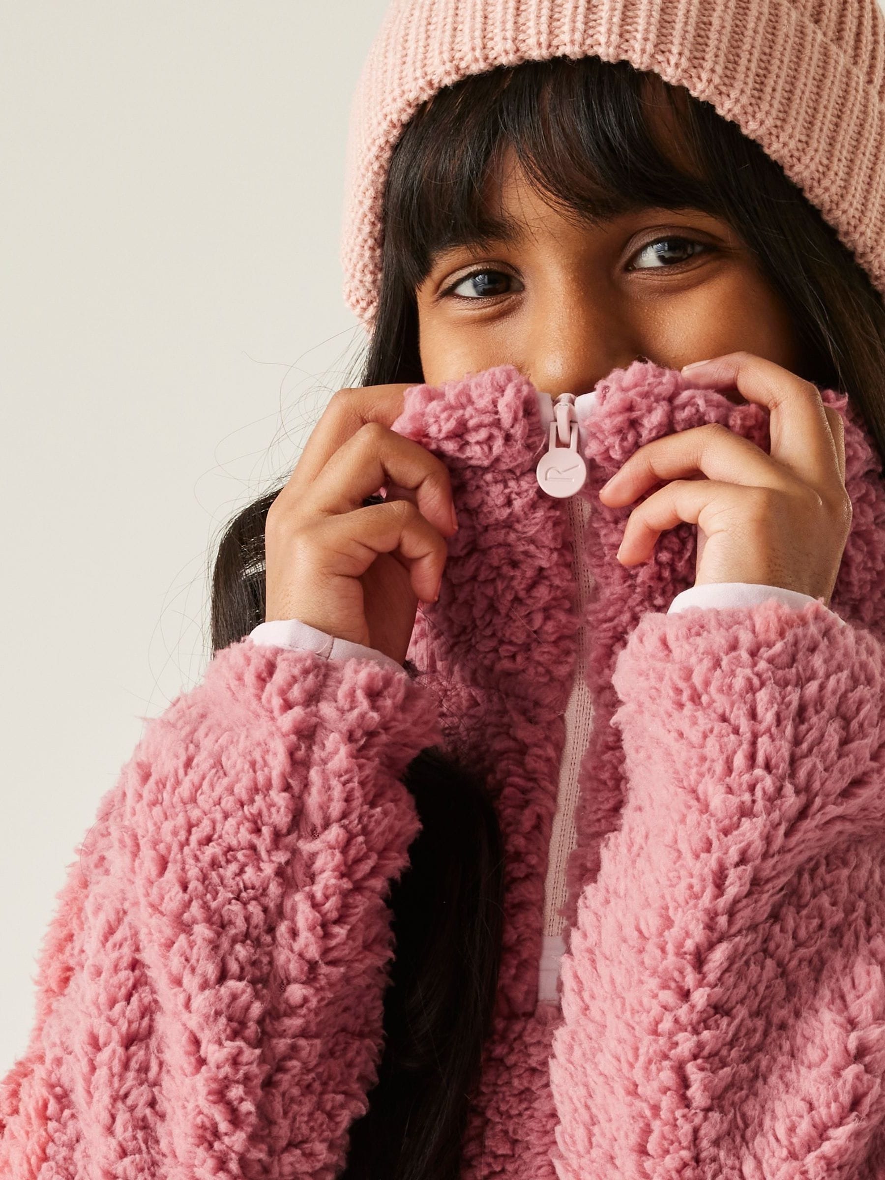 Buy Regatta Pink Kaliza Half Zip Fleece Funnel Neck from the Next