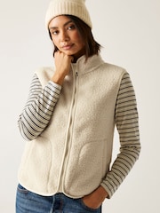 Regatta Cream Frankie Borg Bodywarmer Fleece - Image 1 of 8