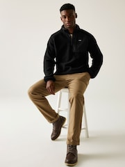 Regatta Black Frankie Borg Half Zip Fleece - Image 3 of 7