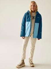 Regatta Blue Hillain Warm Lined Waterproof Borg Lined Jacket - Image 3 of 9