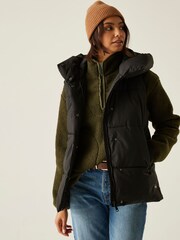 Regatta Black Kelse Heavyweight Water Repellent Bodywarmer Coat - Image 1 of 1