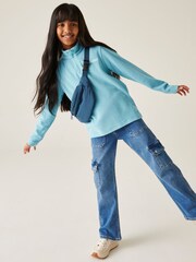Regatta Blue Hot Shot Half Zip Fleece - Image 3 of 8