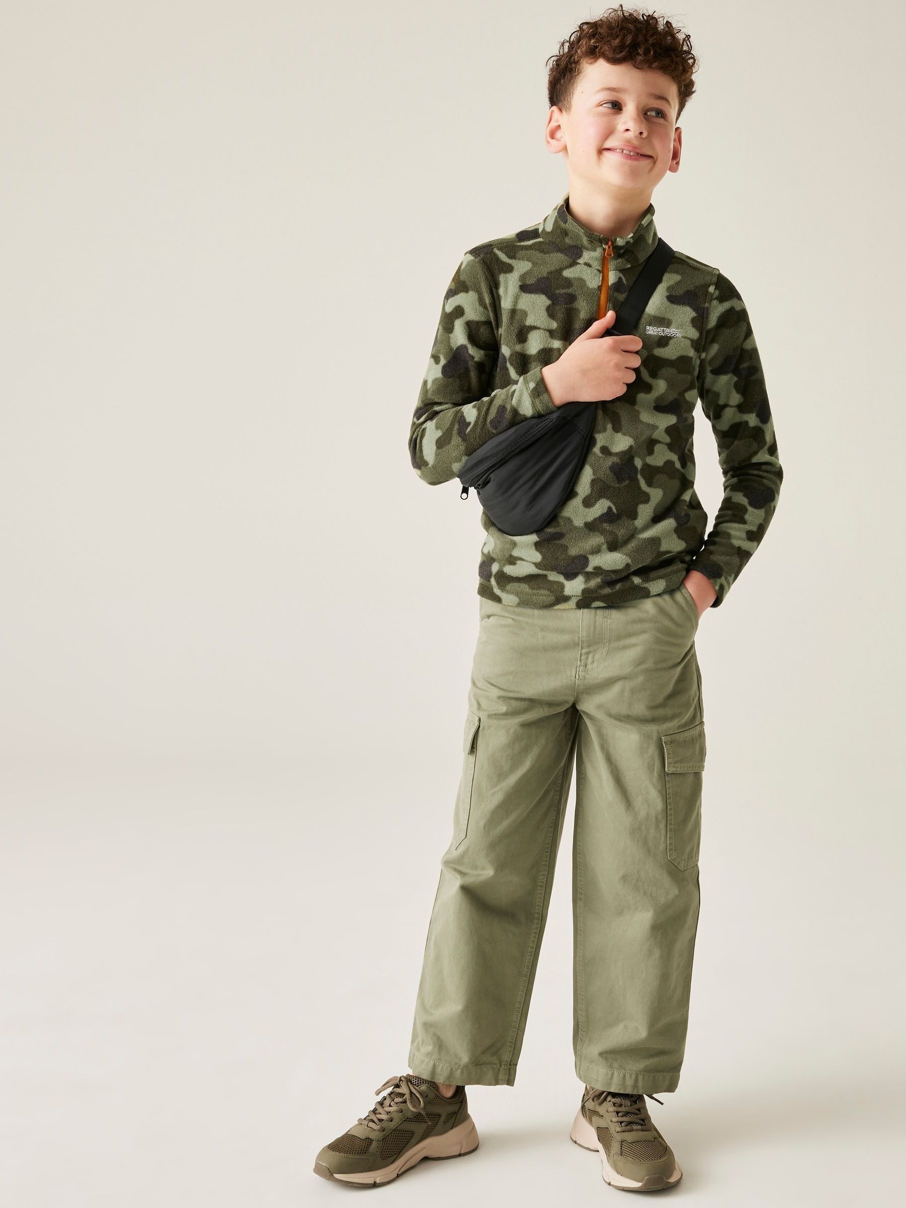 Buy Regatta Army Green Hot Shot Half Zip Fleece from Next USA