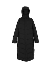 Regatta Black Eloria Heavyweight Water Repellent Stretch Coat - Image 7 of 9