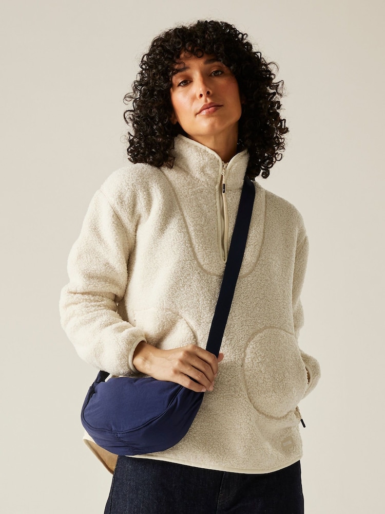 Regatta Cream Frankie Borg Half Zip Fleece - Image 5 of 5