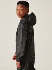 Regatta Black Kids Isolite 10000 Watrerproof and Breathable Pack It Jacket - Image 2 of 9