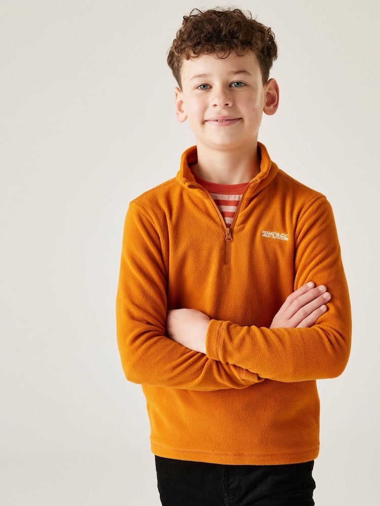 Regatta Orange Hot Shot Half Zip Fleece - Image 1 of 8
