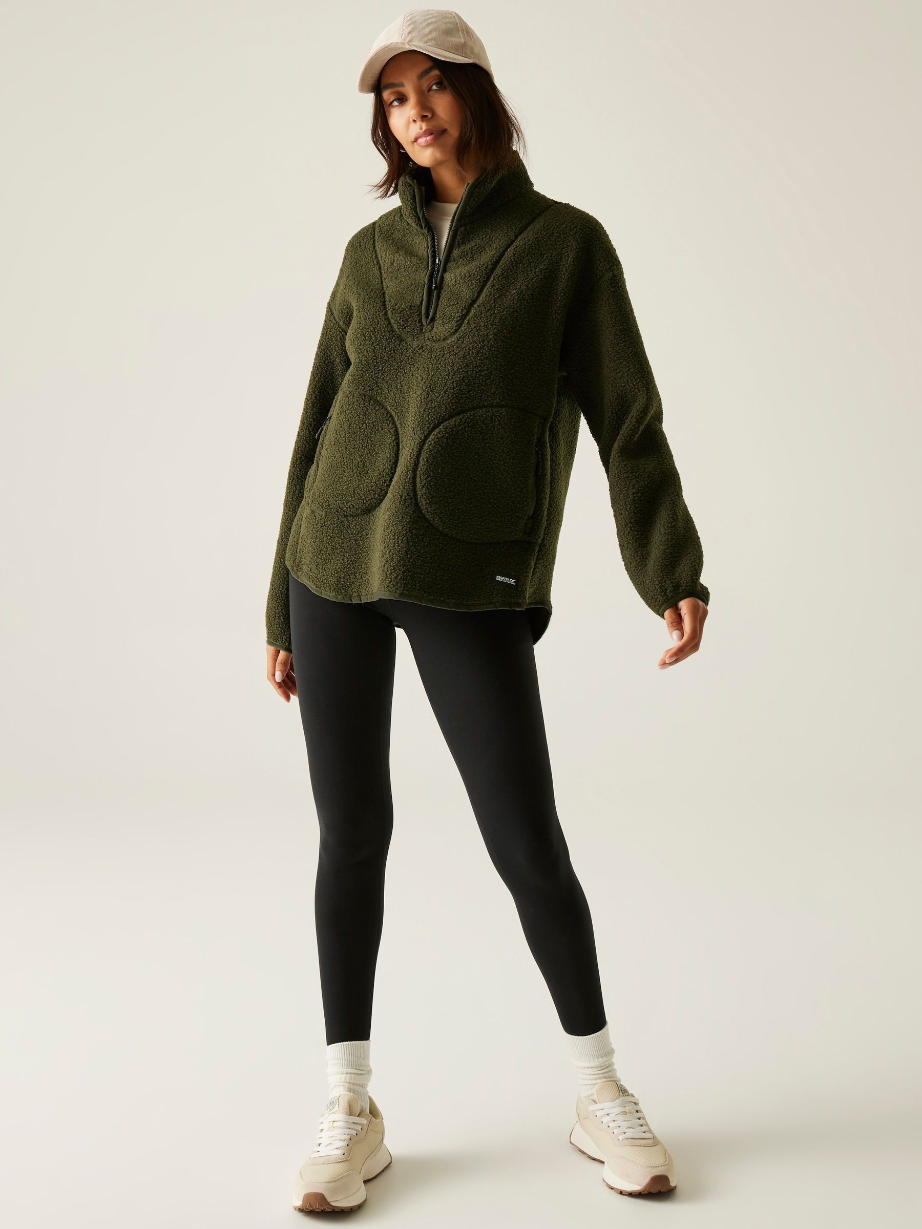 Buy Regatta Green Frankie Borg Half Zip Fleece from the Next UK