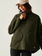 Regatta Green Frankie Borg Half Zip Fleece - Image 4 of 8