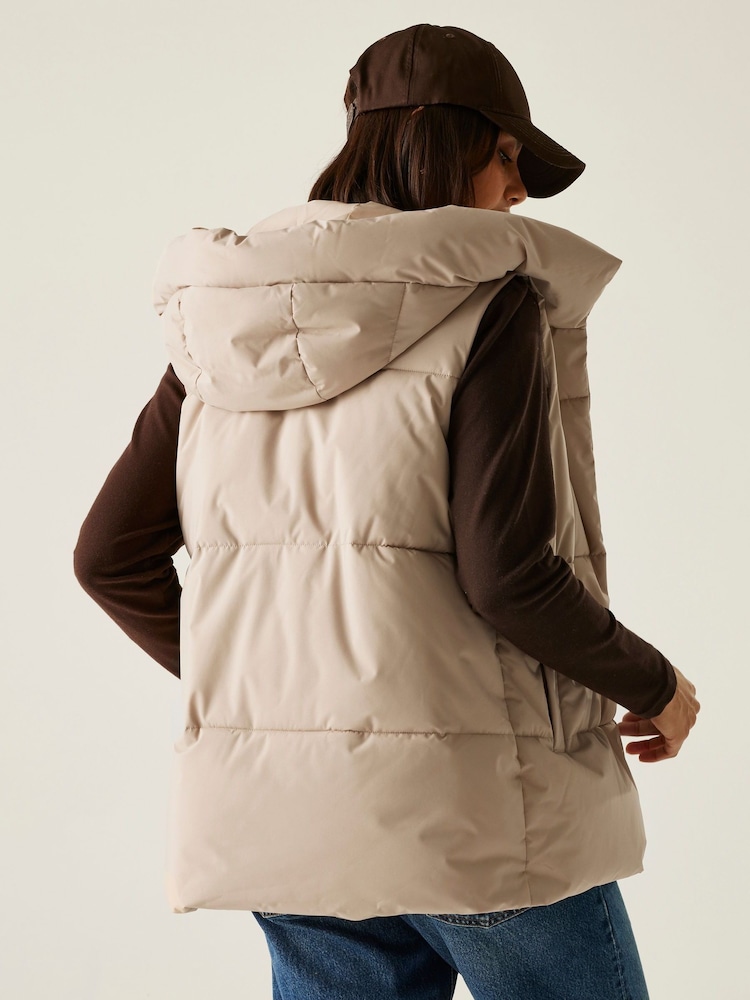 Regatta Natural Kelse Heavyweight Water Repellent Bodywarmer Coat - Image 2 of 5 Regatta Natural Kelse Heavyweight Water Repellent Bodywarmer Coat - Image 2 of 5