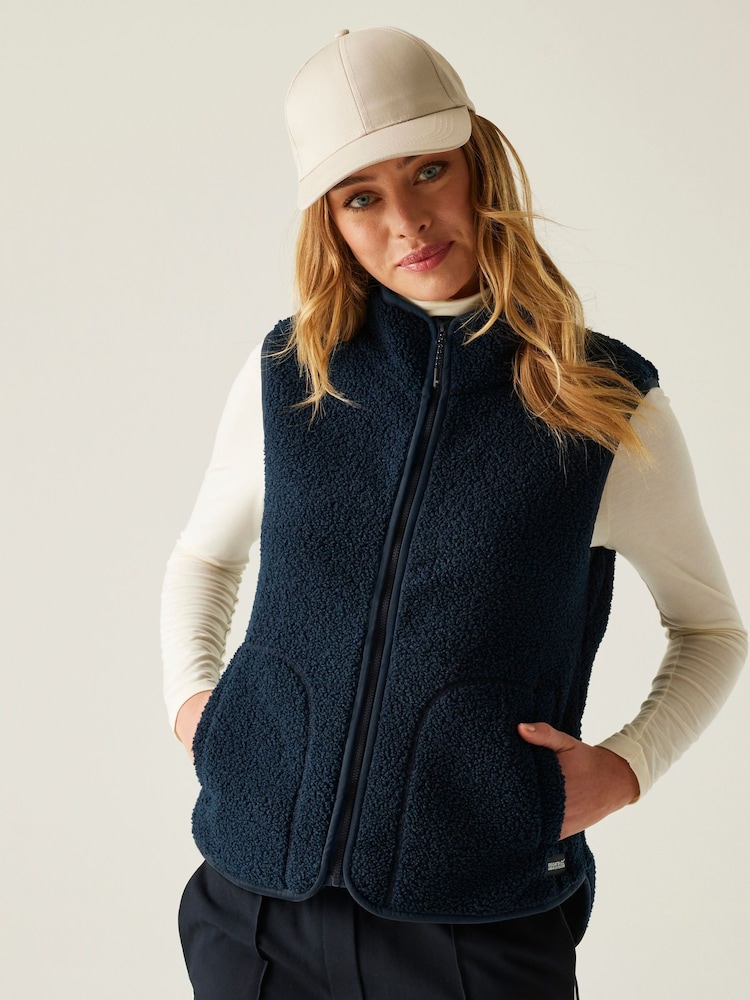 Regatta Blue Frankie Borg Bodywarmer Fleece - Image 1 of 9