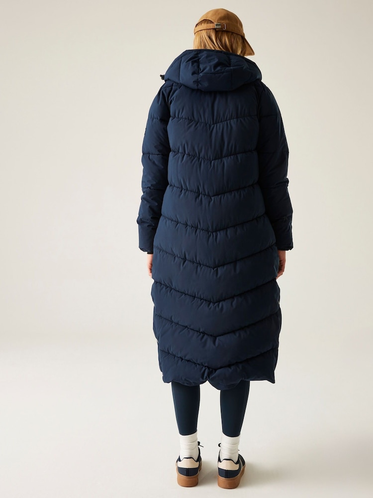 Regatta Blue Eloria Heavyweight Water Repellent Stretch Coat - Image 2 of 9