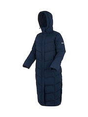 Regatta Blue Eloria Heavyweight Water Repellent Stretch Coat - Image 9 of 9