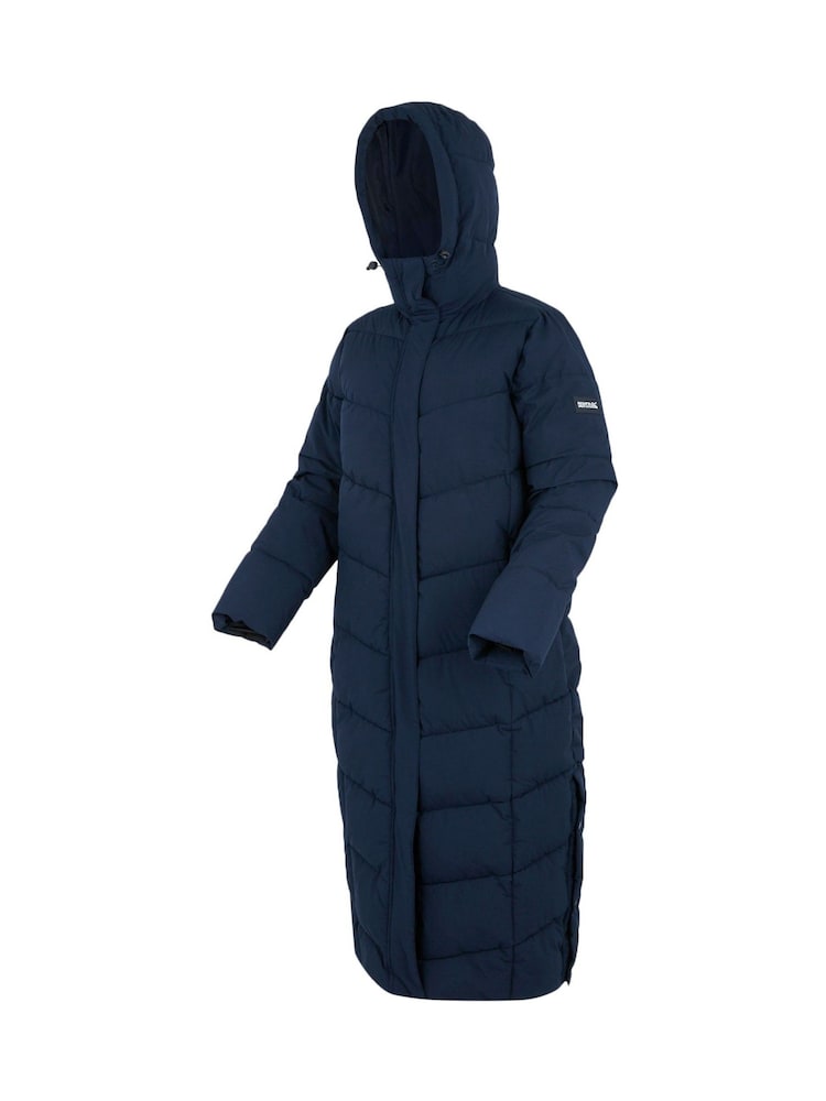 Regatta Blue Eloria Heavyweight Water Repellent Stretch Coat - Image 9 of 9