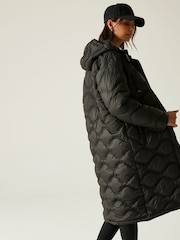 Regatta Black Embrie Heavyweight Water Repellent Coats - Image 5 of 6
