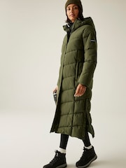Regatta Green Eloria Heavyweight Water Repellent Stretch Coat - Image 3 of 9