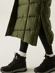 Regatta Green Eloria Heavyweight Water Repellent Stretch Coat - Image 5 of 9