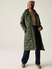 Regatta Green Embrie Heavyweight Water Repellent Coats - Image 1 of 9
