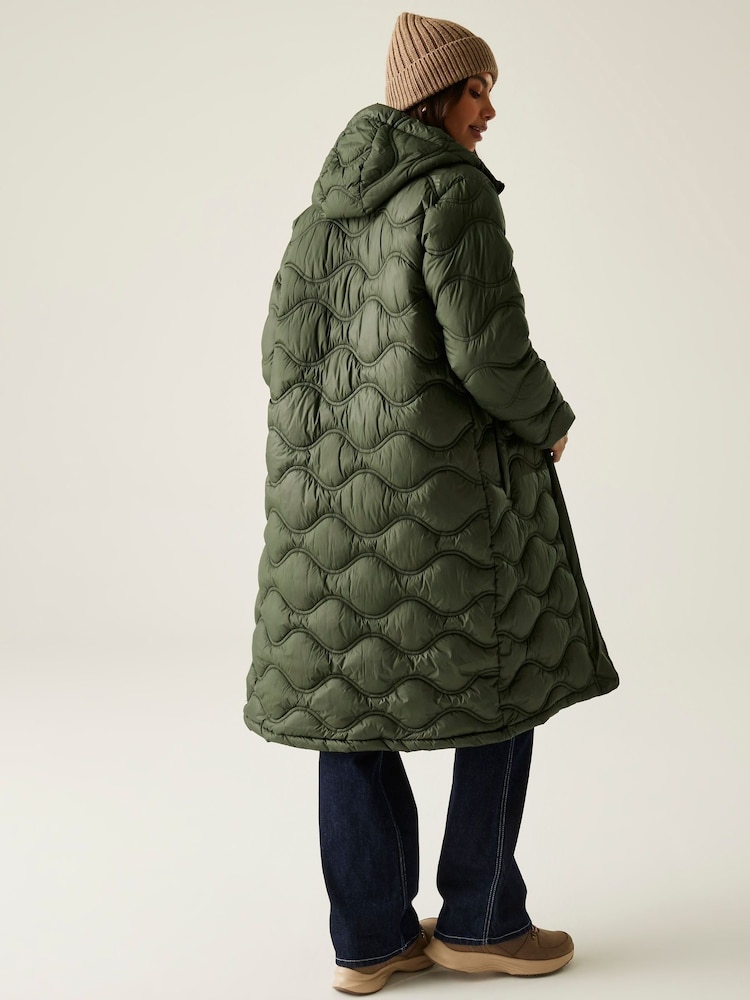 Regatta Green Embrie Heavyweight Water Repellent Coats - Image 2 of 9