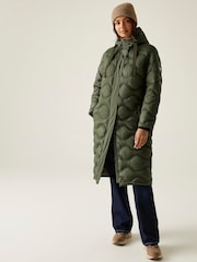 Regatta Green Embrie Heavyweight Water Repellent Coats - Image 3 of 9