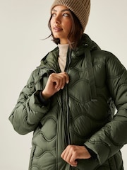 Regatta Green Embrie Heavyweight Water Repellent Coats - Image 4 of 9
