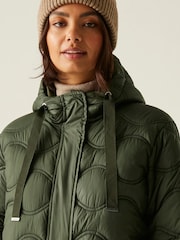 Regatta Green Embrie Heavyweight Water Repellent Coats - Image 6 of 9