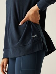 Regatta Blue Demmi Half Zip soft touch Fleece - Image 6 of 9