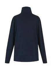 Regatta Blue Demmi Half Zip soft touch Fleece - Image 8 of 9