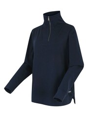 Regatta Blue Demmi Half Zip soft touch Fleece - Image 9 of 9