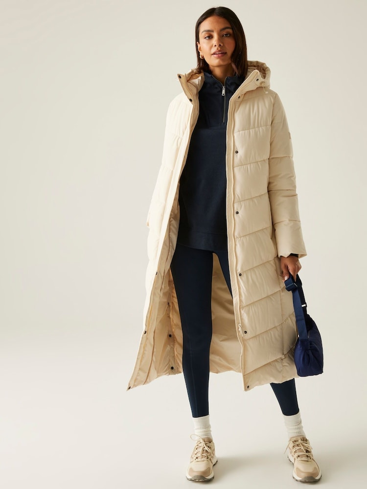 Regatta Cream Eloria Heavyweight Water Repellent Stretch Coat - Image 1 of 9