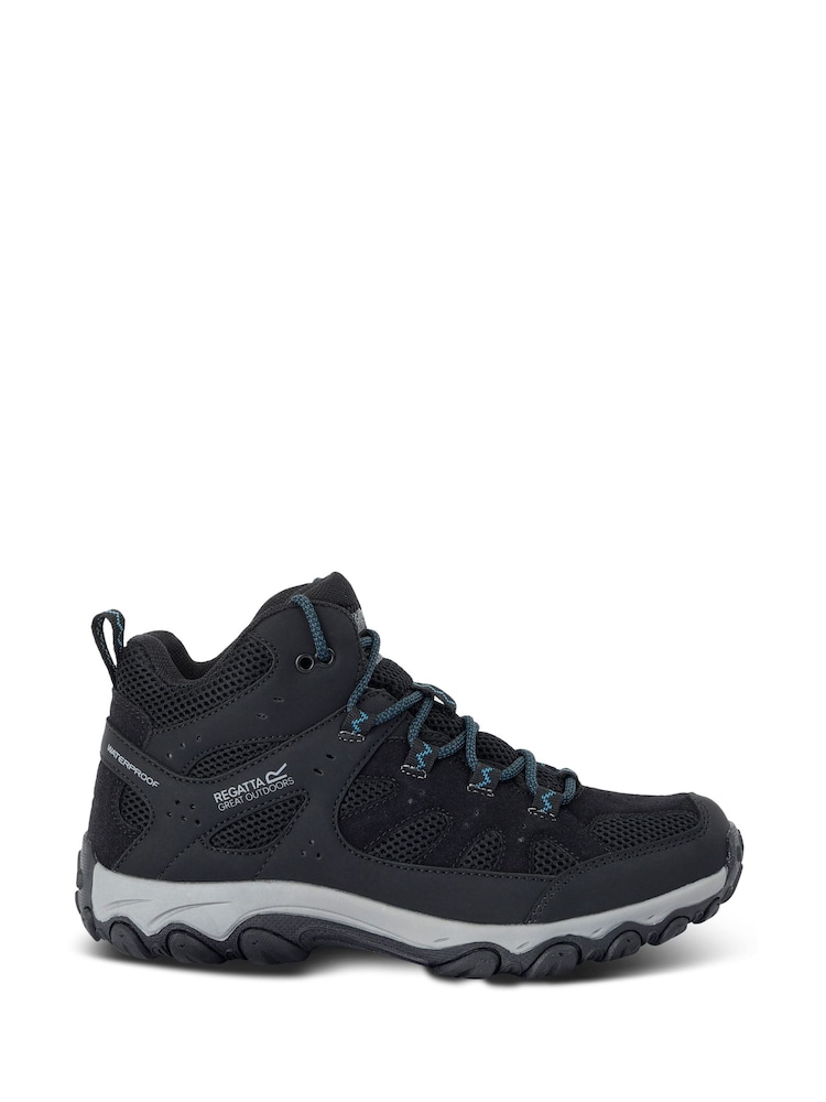 Regatta Black Edgepoint IV Mid Waterproof Boots - Image 1 of 6