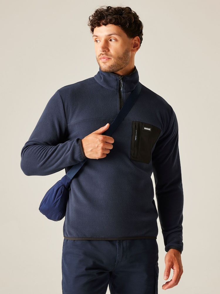 Regatta Blue Frankie Half Zip Fleece - Image 1 of 7 Regatta Blue Frankie Half Zip Fleece - Image 1 of 7