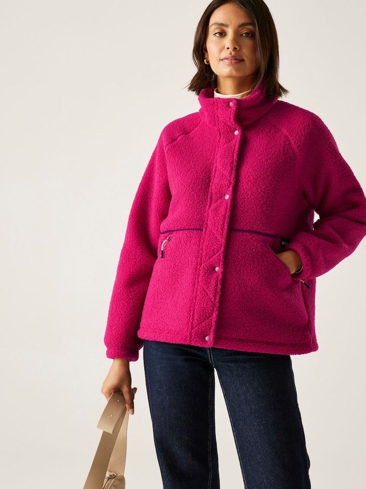 Regatta Red Emilica Borg Fleece - Image 1 of 8