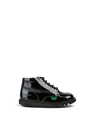 Kickers Black Hi Zip Boots Trainers - Image 1 of 6