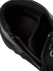 Kickers Black Hi Zip Boots Trainers - Image 10 of 11