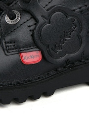 Kickers Black Hi Zip Boots Trainers - Image 11 of 11