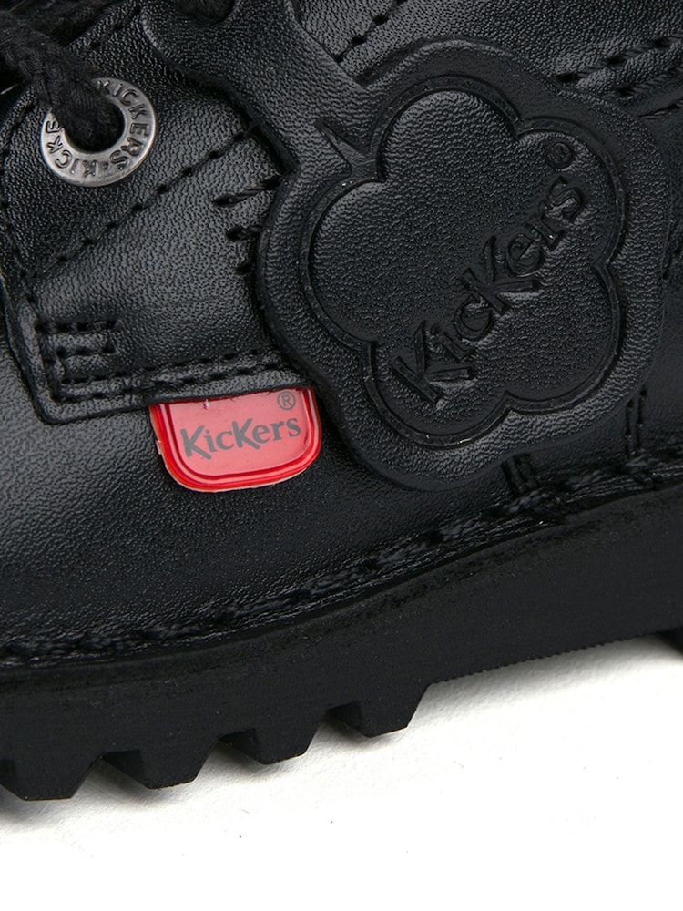 Kickers Black Hi Zip Boots Trainers - Image 11 of 11