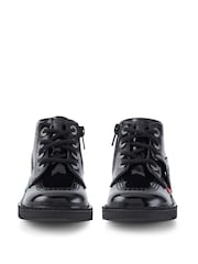 Kickers Black Hi Zip Boots Trainers - Image 4 of 6