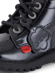 Kickers Black Hi Zip Boots Trainers - Image 6 of 6