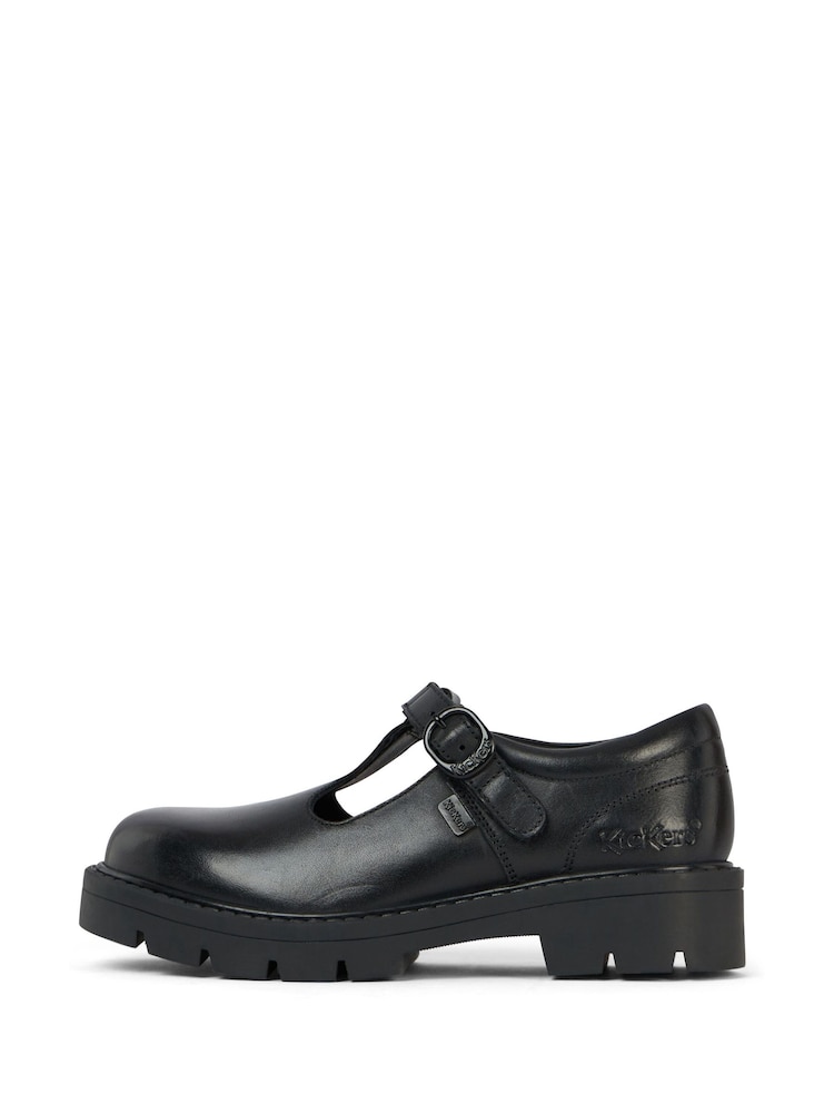 Kickers Black Kori T-Bar Shoes - Image 2 of 7 Kickers Black Kori T-Bar Shoes - Image 2 of 7