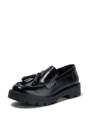 Kickers Black Kori Tassle Loafers - Image 3 of 4