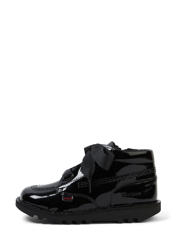 Kickers Black Hi Ribbon Trainers - Image 1 of 5